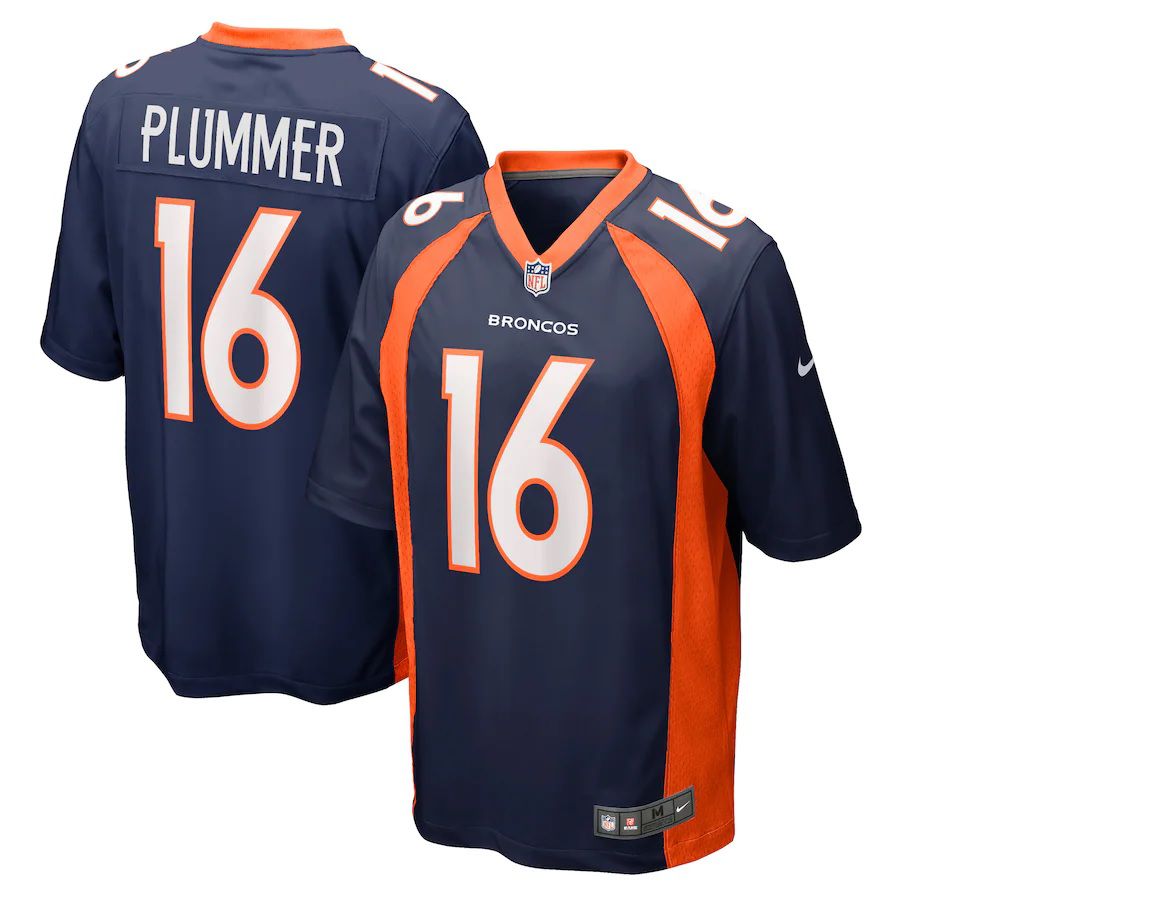 Men Denver Broncos #16 Jake Plummer Nike Navy Retired Player NFL Jersey